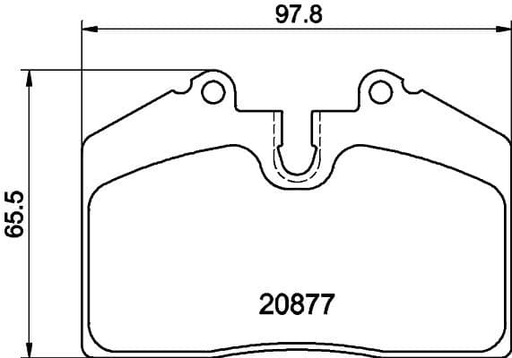 Brake Pad Set, disc brake 8DB 355 006-351 - image 4