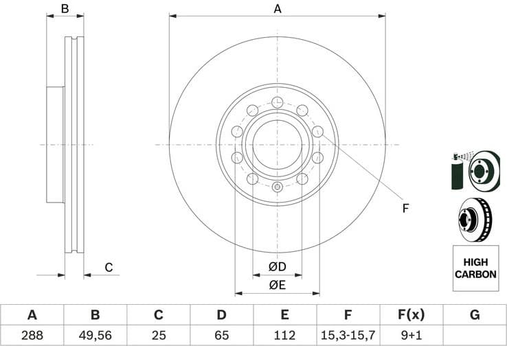 Brake Disc 0986479088 - image 8