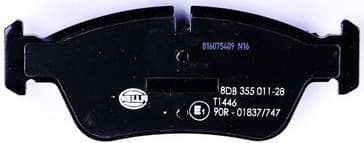 Brake Pad Set, disc brake 8DB 355 011-281