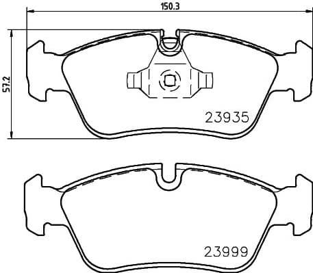 Brake Pad Set, disc brake 8DB 355 011-281 - image 2