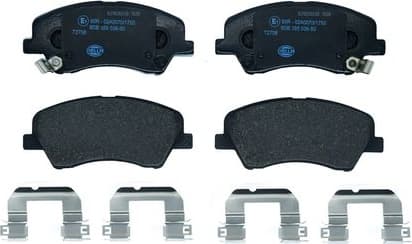 Brake Pad Set, disc brake 8DB 355 036-501