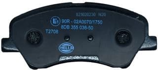 Brake Pad Set, disc brake 8DB 355 036-501 - image 2