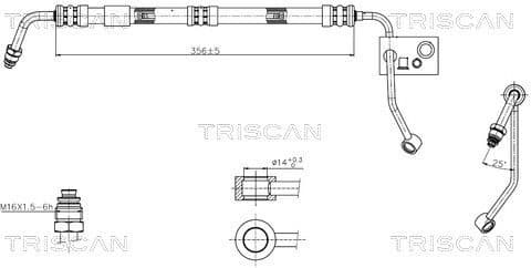 Hydraulic Hose, steering 8516 11033