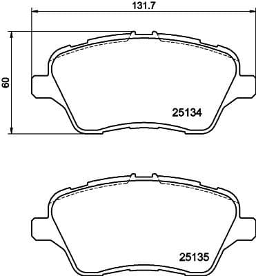 Brake Pad Set, disc brake 8DB 355 020-621 - image 4