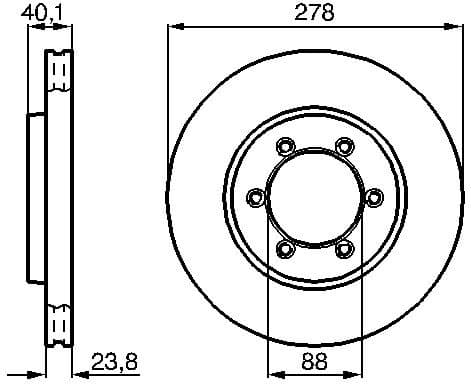 Brake Disc 0986478967 - image 2