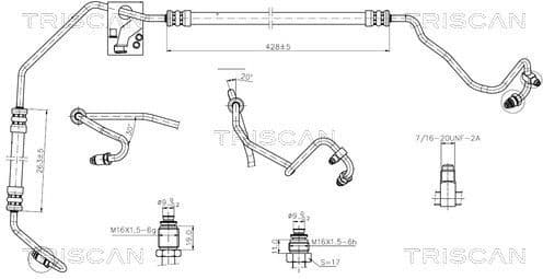 Hydraulic Hose, steering 8516 25002