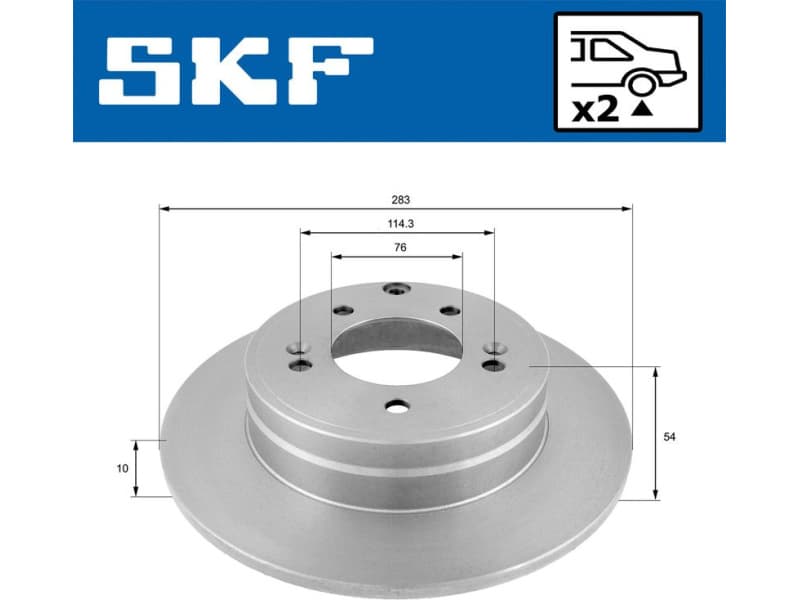 Brake Disc VKBD 90507 S2 - image 2