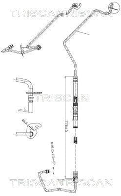 Hydraulic Hose, steering 8516 16018