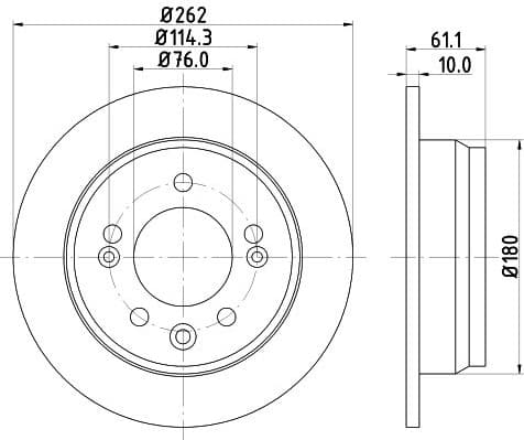 Brake Disc PRO 8DD 355 118-861