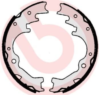 Brake Shoe Set ESSENTIAL LINE S49517 - image 3