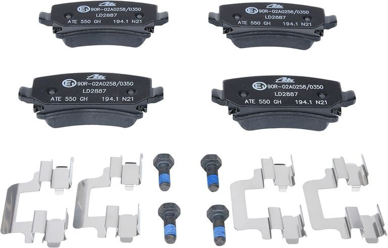 Brake Pad Set, disc brake ATE Ceramic 13.0470-2887.2 - image 3