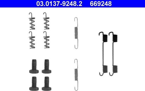 Accessory Kit, parking brake shoes 03.0137-9248.2 - image 2