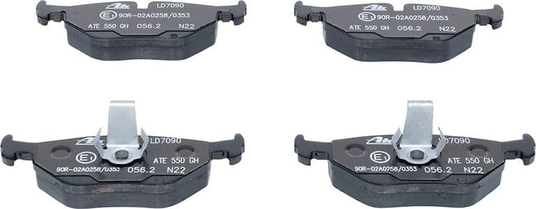 Brake Pad Set, disc brake ATE Ceramic 13.0470-7090.2 - image 3