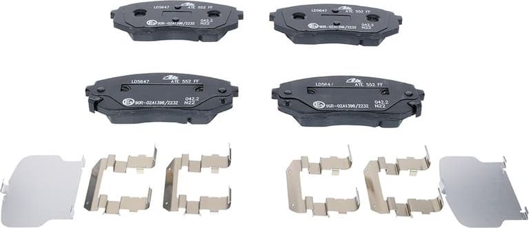 Brake Pad Set, disc brake ATE Ceramic 13.0470-5647.2 - image 2