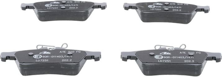 Brake Pad Set, disc brake ATE Ceramic 13.0470-7251.2 - image 3