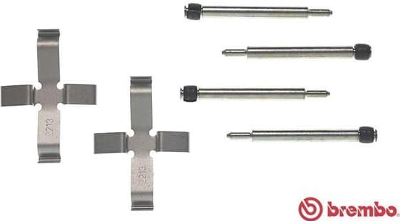 Accessory Kit, disc brake pad PRIME LINE A02315 - image 2