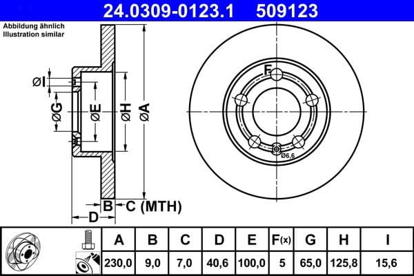 Brake Disc PowerDisc 24.0309-0123.1 - image 2