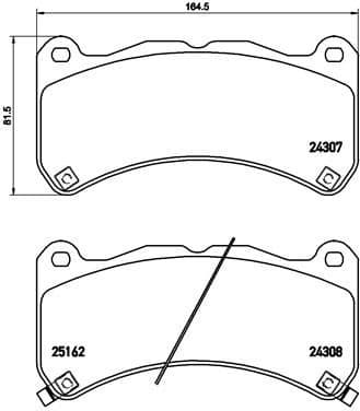 Brake Pad Set, disc brake PRIME LINE P83146 - image 3