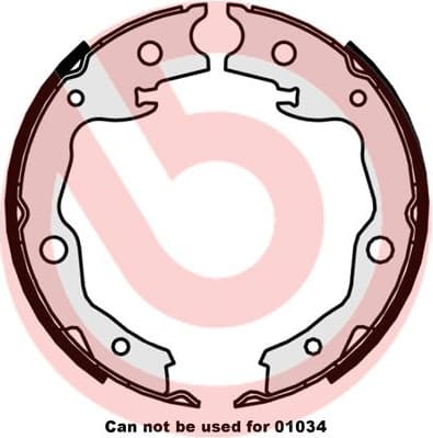 Brake shoes handbrake, Top Quality S56545 - image 3