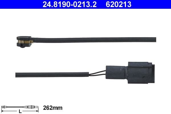 Warning Contact, brake pad wear 24.8190-0213.2 - image 2