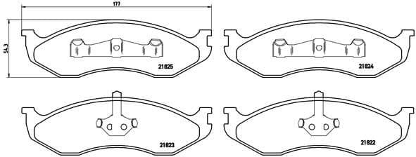 Brake Pad Set, disc brake PRIME LINE P37004 - image 3