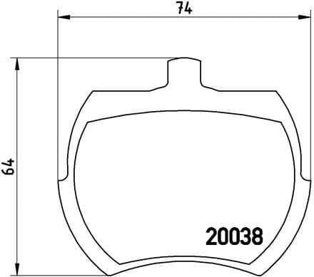 Brake Pad Set, disc brake PRIME LINE P52002 - image 3