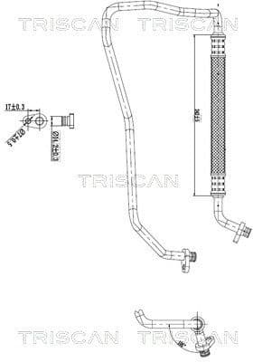 High/Low-pressure Line, air conditioning 9010 28014
