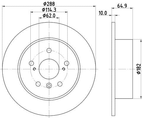 Brake Disc 8DD 355 109-051 - image 4