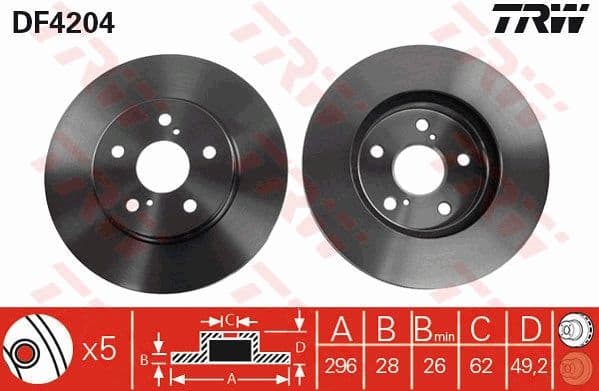 Brake Disc DF4204