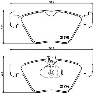 Brake Pad Set, disc brake PRIME LINE P50026