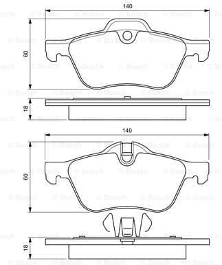 Brake Pad Set, disc brake 0986424652 - image 7