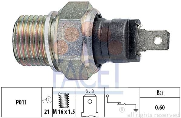 Sensor oil pressure light 7.0021 - image 2