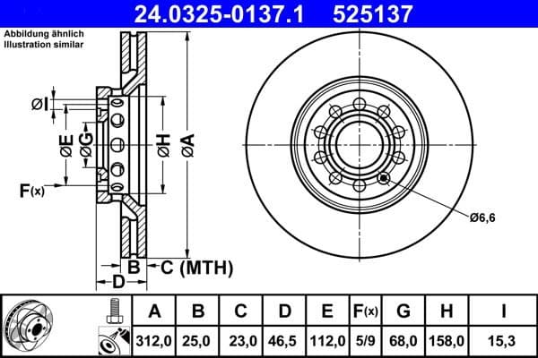 Brake Disc PowerDisc 24.0325-0137.1 - image 2