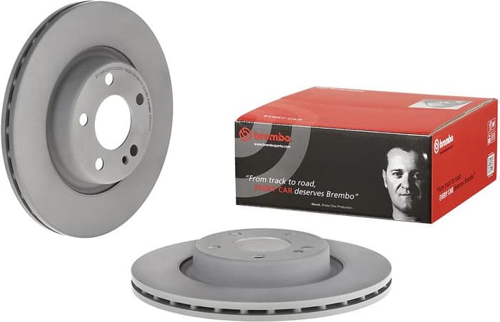 Brake discs kit rear, (2pcs), Top Quality 09.D533.13 - image 3