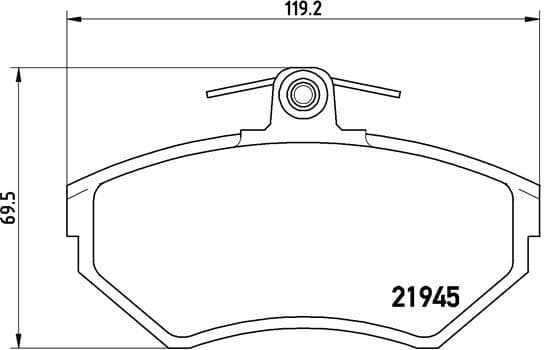 Brake Pad Set, disc brake PRIME LINE P85032 - image 3