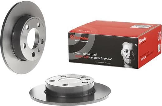 Brake discs kit rear, (2pcs), Top Quality 08.7165.11 - image 4