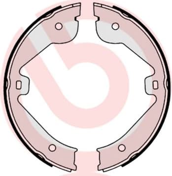 Brake shoes handbrake, Top Quality S85536 - image 3