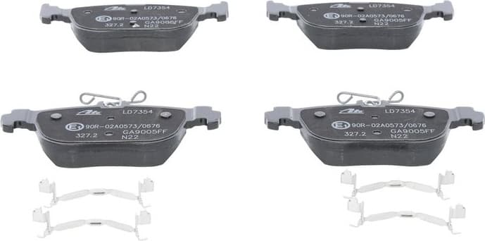 Brake Pad Set, disc brake ATE Ceramic 13-0470-7354-2 - image 2