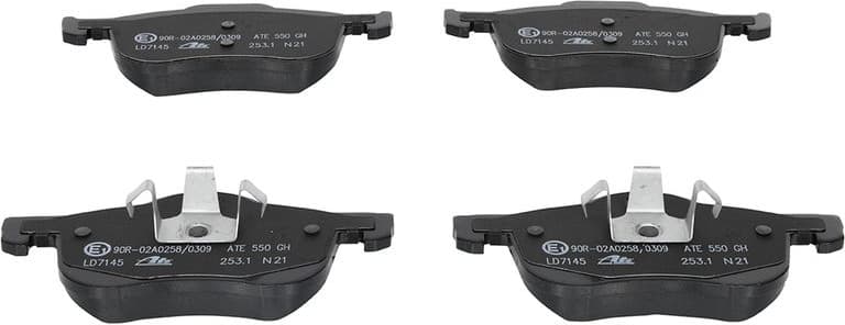 Brake Pad Set, disc brake ATE Ceramic 13.0470-7145.2 - image 3
