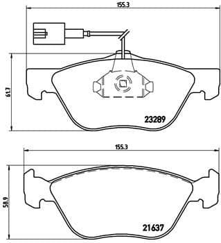 Brake Pad Set, disc brake PRIME LINE P23077 - image 3