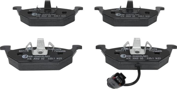 Brake Pad Set, disc brake 13.0460-7117.2 - image 3