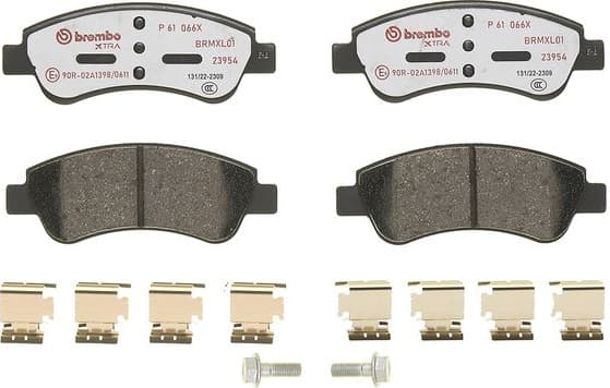 Brake Pad Set, disc brake XTRA LINE P61066X - image 4