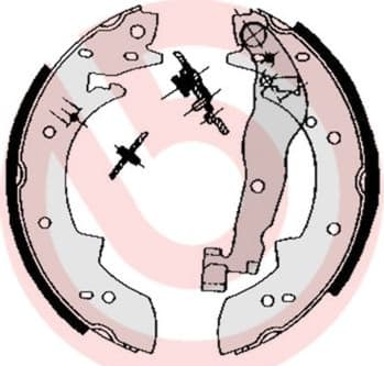 Brake Shoe Set ESSENTIAL LINE S68511 - image 3