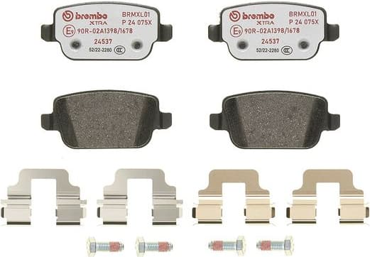 Brake Pad Set, disc brake XTRA LINE P24075X - image 3