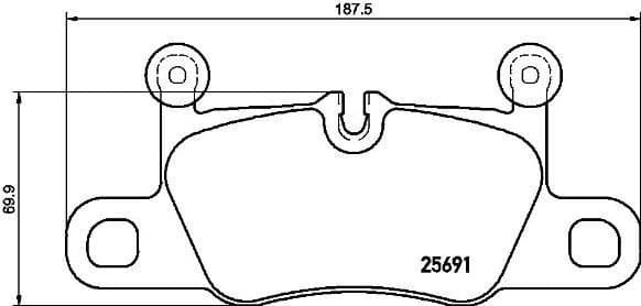 Brake Pad Set, disc brake PRIME LINE P65031 - image 3