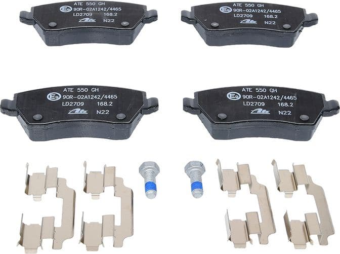 Brake Pad Set, disc brake ATE Ceramic 13.0470-2709.2 - image 2