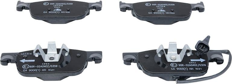 Brake Pad Set, disc brake ATE Ceramic 13047073142 - image 3