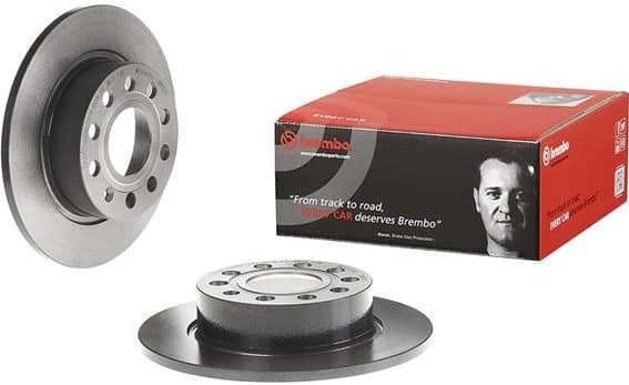 Brake discs kit rear, (2pcs), Top Quality 08.9502.11 - image 4