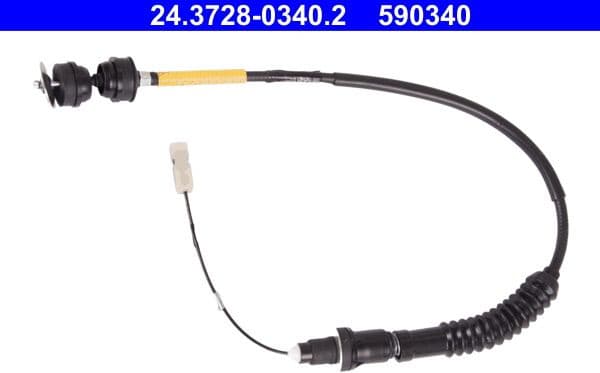 Cable Pull, clutch control 24.3728-0340.2 - image 4