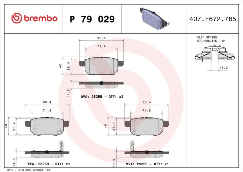 Brake Pad Set, disc brake PRIME LINE P79029 - image 3
